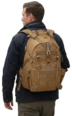 Produktbild von Taktischer Rucksack, Reflektierende Streifen, Modulares Ladesystem, Khaki