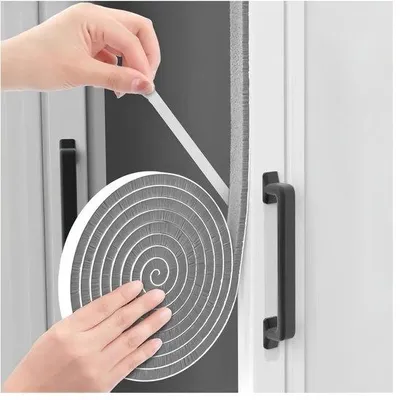 Immagine prodotto di Nastro sigillante per porte e finestre, lunghezza 10 m, larghezza 8,5 mm, spessore 5 mm, colore grigio