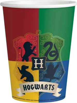 Image de 8 Harry Potter Poudlard Pappbecher 250 ml