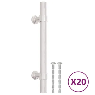 Produktbild von vidaXL Möbelgriffe 20 Stk. Silbern 96 mm Edelstahl