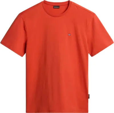 Immagine prodotto di Napapijri Salis Sum - Camicia da uomo in misto cotone rosso ruggine