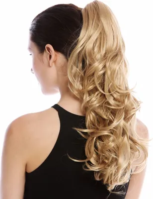 Produktbild von WIG ME UP Zopf Pferdeschwanz lang gelockt Goldblond SP-31-A-V-24B