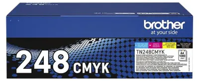 Produktbild von Brother – Toner tn-248val schwarz und Farbe | 2 Stück