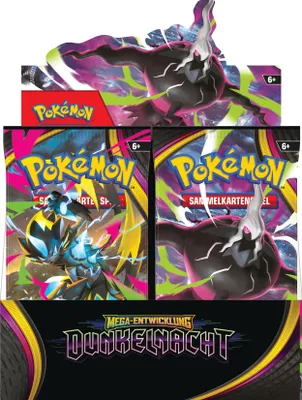 Immagine prodotto di Pokémon Booster Display, Evoluzioni Mega – Notte Oscura