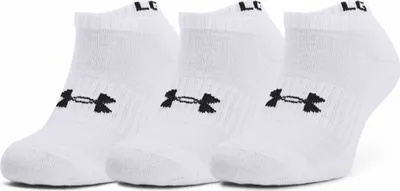 Produktbild von Under Armour Core No Show Socken, 3er-Pack, Weiß 1363241-100__XL