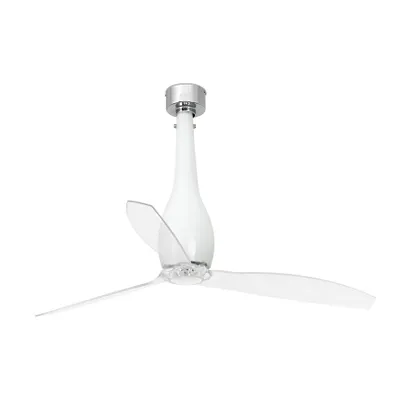 Produktbild von Energiespar Deckenventilator mit Fernbedienung Eterfan Weiß glänzend 128 cm