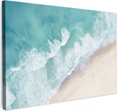 Obrázek produktu pro OneMillionCanvasses® - Obraz na plátně - Pláž - Moře - Příroda - Léto, nástěnná malba, nástěnné dekorace obrazy obývací pokoj, 120x80cm