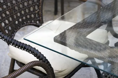 Produktbild von Glasplatte Tisch Glastisch Tischplatte Glas Zuschnitt Glasplatten nach Maß Klar Durchsichtig Glasscheibe in 8mm- Klar Durchsichtig - 90x60 cm