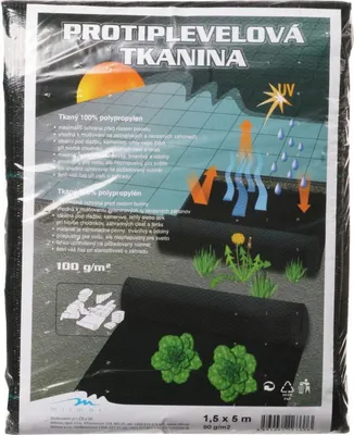 Obrázok produktu pre Tkanina 90g - 1,5 x 5 m čierna