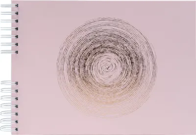 Image de Exacompta Album photo à spirales 50 pages blanches Ellipse Rose 16166E