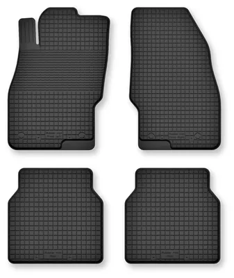 Produktbild von Gummi-Fußmatten für Nissan Pathfinder R51 2004-2014 (SUV) – 4-tlg, Schwarz, Semi-Universal, angepasst – Wielganizator Semi-Universal