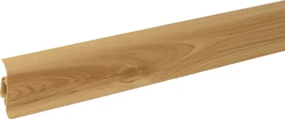 Produktbild von Kosche | Sockelleiste | Kunststoff | 22 x 60 x 2500 mm | Weiß | Kabelkanalleiste | Fußleiste | Hochwertig | Robust