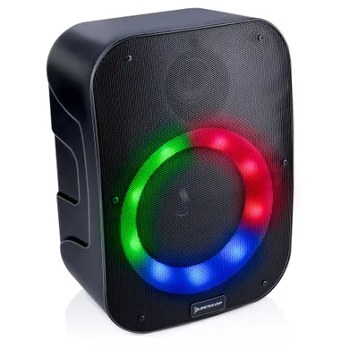 Immagine prodotto di Dunlop Altoparlante Bluetooth - 1200 mAh - collegabile - con luce - nero