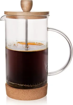 Produktbild von Orion Kaffeebereiter Kaffeepresse Kaffeekanne Teebereiter GLASKANNE mit Siebstempel für die Zubereitung von Kaffee Tee Kräutertee 0,75l