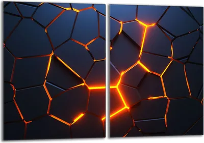 Image de Set de plaques de recouvrement pour cuisinière 2x40x52 cm Couvercle pour plaque vitrocéramique, verre anti-projections, Magma noir