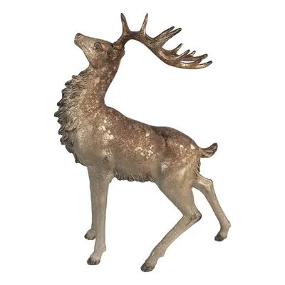 Immagine prodotto di Clayre & Eef figura decorativa cervo 42 cm plastica marrone