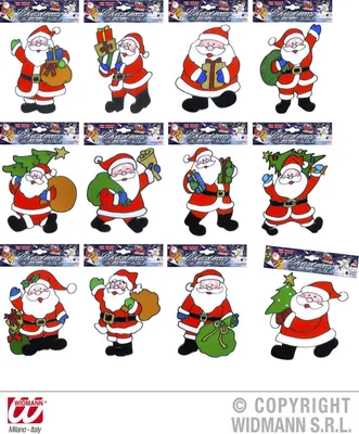 Produktbild von Fensterbilder Weihnachtsmann