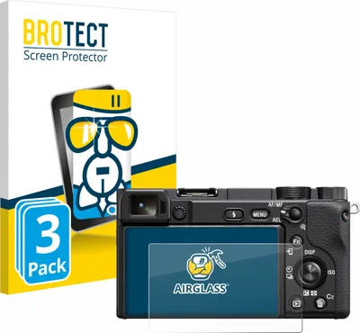 Produktbild von 3x BROTECT Schutzglas für Sony Alpha 6400 / 6400A Schutzfolie Panzer Folie Glas Display Schutz klar