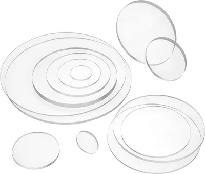 Produktbild von Acrylglasscheibe rund, Ø 200mm, 10mm Dick, transparent - Zeigis® / Runde / Platte / Kunststoff / Acryl / durchsichtig / Scheibe / Kreis / Runde