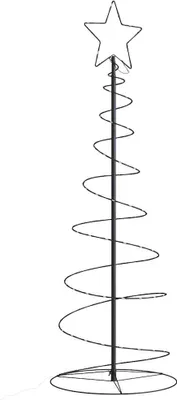 Immagine prodotto di vidaXL Albero di Natale a LED 100 LED bianco caldo 150 cm