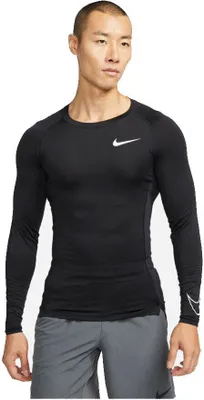 Produktbild von NIKE M Np Df Tight Top Longsleeve schwarz XL