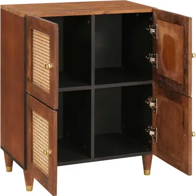 Produktbild von vidaXL Sideboard Braun 60 x 33,5 x 75 cm Massivholz Mango