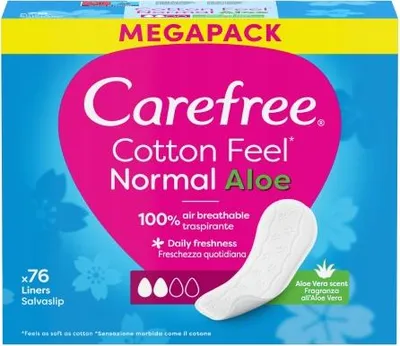 Produktbild von Carefree Aloes Slipeinlagen, 76 Stück