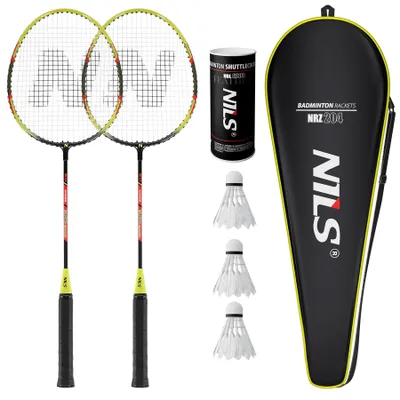 Productafbeelding van 2 badmintonrackets NILS NRZ204-1