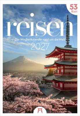 Obrázok produktu pre Kalendár na rok 2027 – cestovný kalendár s 53 veľkými obrázkami – formát 29x42 cm