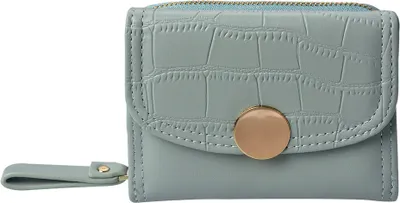 Produktbild von Clayre & Eef Brieftasche 11x9 cm Blau Kunstleder