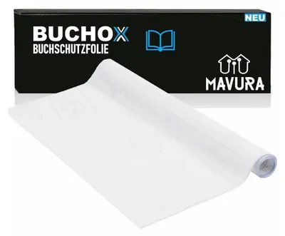 Obrázek produktu pro BUCHOX ochranná fólie na knihy samolepicí průhledná fólie na knihy