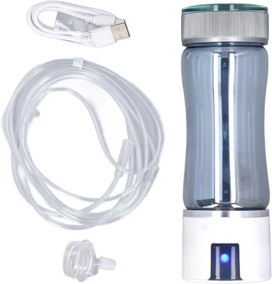 Produktbild von 3000PPB Wasserstoff-Wasser-Ionisator-Maschine, 300 Ml Wasserstoffreiche Wassergeneratorflasche für Zuhause und Büro