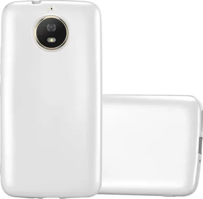 Produktbild von Cadorabo Schutzhülle für Motorola MOTO G5S Hülle in Silber Handyhülle TPU Silikon Etui Cover Case