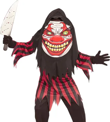 Produktbild von CLOWN (Robe, Riesenmaske mit Kapuze)