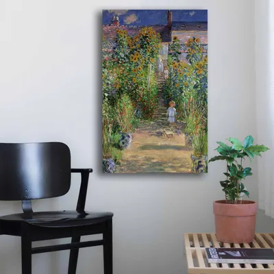 Produktbild von Wallity, 4570MONET019- CLD1119, Bunt, Leinwandbilder, 45 x 70 cm, 100% Leinwand