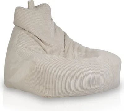 Obrázok produktu pre Keiko M Manšestrové kreslo - Mäkké a pohodlné - Moderné - Farba: SZ03 White