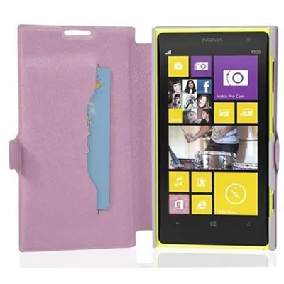 Obrázek produktu pro Cadorabo ochranné pouzdro pro Nokia Lumia 1020 kryt v růžové barvě pouzdro na mobilní telefon kryt slot na kartu pouzdro kryt pouzdro