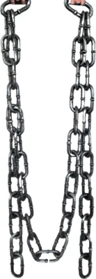 Image de Chaîne décorative argentée effrayante 180 cm -