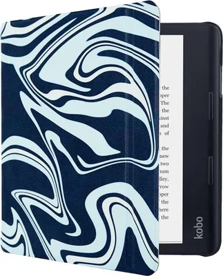 Image de Dutch Shield - Slimfit Case Housse pour Kobo Sage Ebook - Housse à rabat Ereader Housse de protection Cover Slimfit Sleepcover, Bleu,Vert