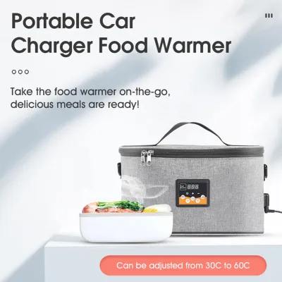 Immagine prodotto di Forno portatile, 12 V, scaldavivande da auto, mini forno personale con display digitale, impostazione della temperatura, 8 l, riscaldamento elettrico, contenitore per il pranzo per Roa