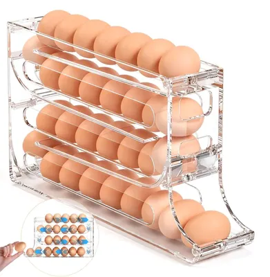 Eierhalter für 30 Eier, 4-stöckiger Eierspender