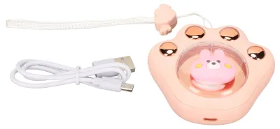Produktbild von Elektrischer USB-Handwärmer in Cartoon-Autokralle-Form, wiederaufladbar, 3 Heizstufen, Schnellheizfunktion, Licht