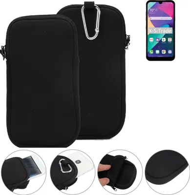 Produktbild von K-S-Trade Neopren-Hülle Handyhülle kompatibel mit LG Electronics Phoenix 5 Schutzhülle Neoprenhülle Sleeve Schutz-Hülle Gürtel Tasche Case