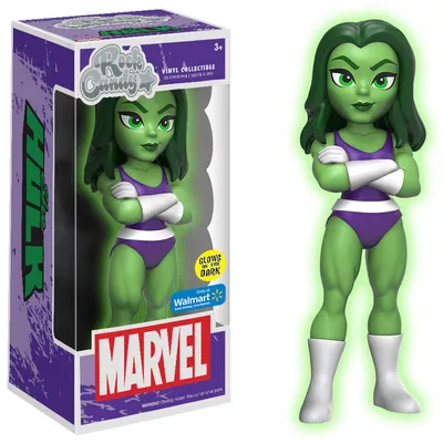 Obrázok produktu pre Funko Rock Candy Marvel - She-Hulk svietiaca v tme