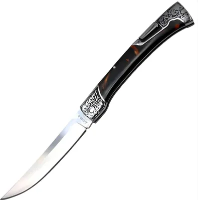 Obrázek produktu pro Outdoorový skládací nůž B3165 - Černá/Hnědá KP39446