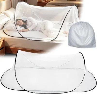 Image de Moustiquaire 200x80x56 cm, pliable, pour camping, moustiquaire pop-up