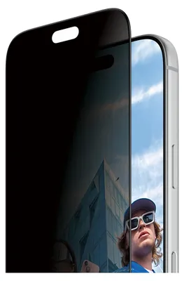 Image de Protecteur d'écran PanzerGlass® 2-Way Privacy pour iPhone 18 Pro | Compatible avec les modèles ultra-larges, avec système d'installation FASTFIT inclus, Apple - iPhone 18 Pro, Application à sec, Résistant aux rayures, Résistant aux chocs, Transparent, 1 pièce