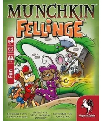 Produktbild von Pegasus Munchkin Fellinge, Brettspiel, Reisen/Abenteuer, 12 Jahr(e), 60 min