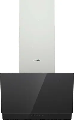 Produktbild von Gorenje WHI649EXBG Dunstabzugshaube 60cm breit, Wandmontage, LED, TouchControl, schwarz/Edelstahl