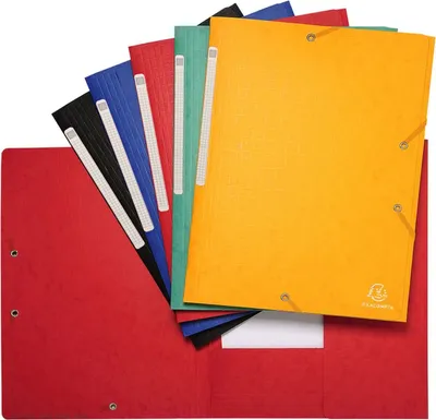 Immagine prodotto di Exacompta 55950E cartella raccoglitore A4+ Scotten a 3 lembi colori assortiti